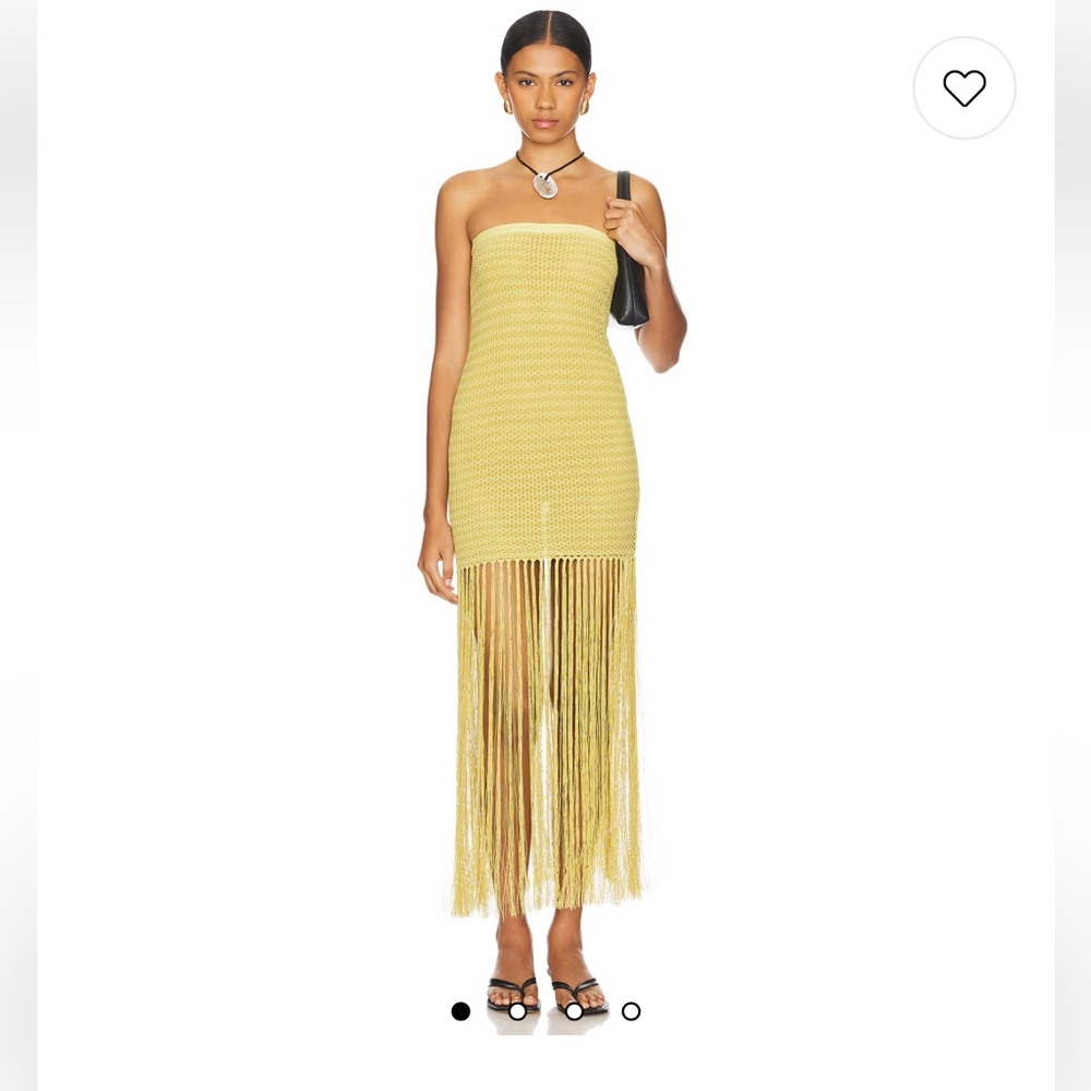 Bec + Bridge Calista Strapless Dress in Citrus sz Small